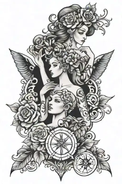 Cancer And Virgo Maiden Holding