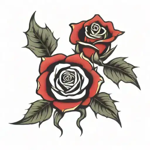 Thorny Spiral And Bleeding Rose