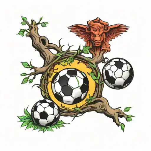 Soccer Family Tree Intertwined