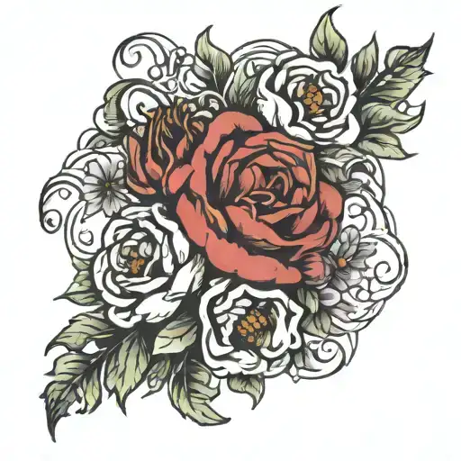 Birth Flowers Intertwined