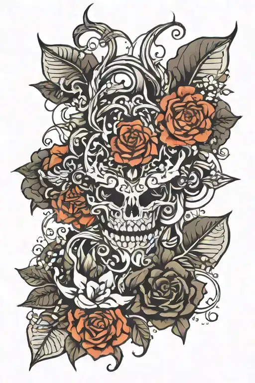 Rough Life Becomes Beautiful Blackwork