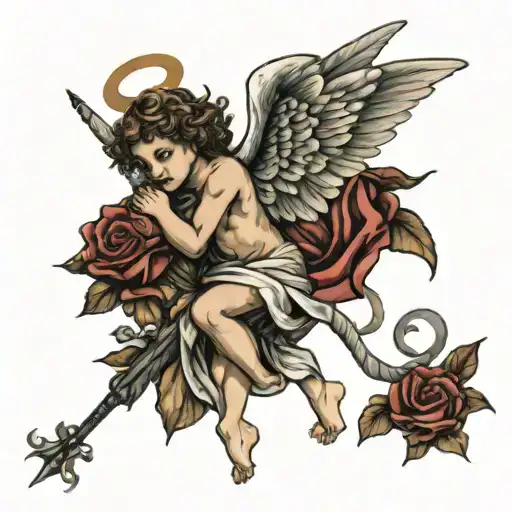 Angel Protect Cupid