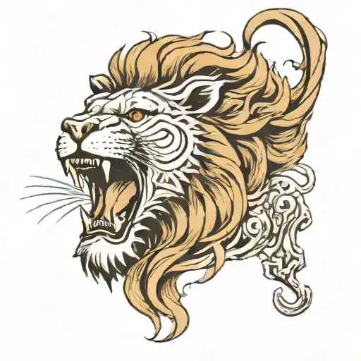 Roaring Lion Wearing