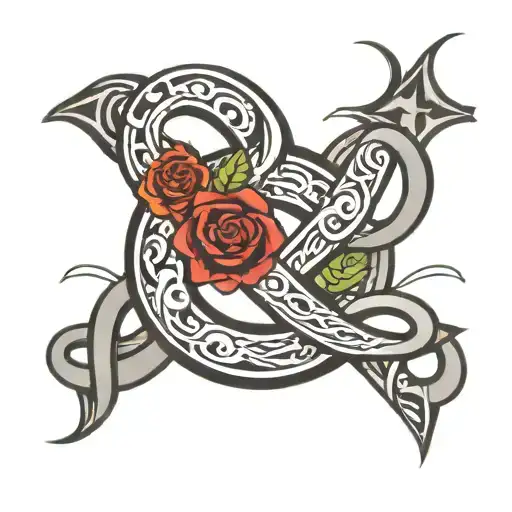 Infinity Symbol With 444