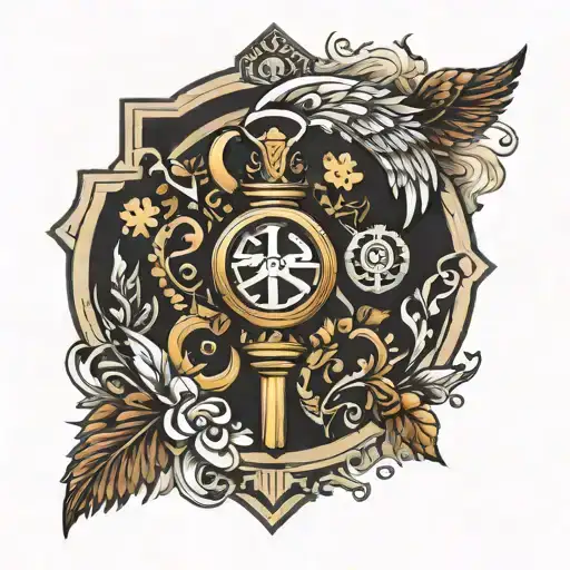 Vintage Style Roman Symbols