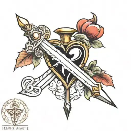 Realism Heart Dagger
