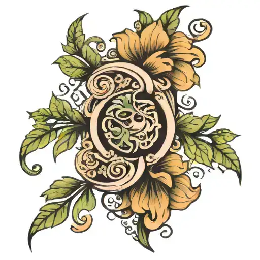 Vine Wrapped Round Arm