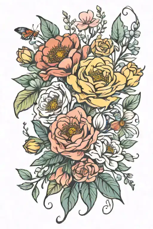 Birth Flower Bouquet