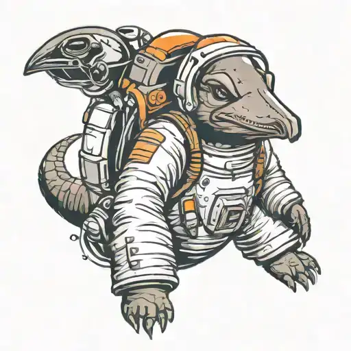 Platypus In A Space Suit