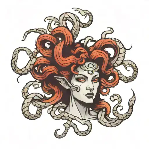 Medusa Tattoo Design