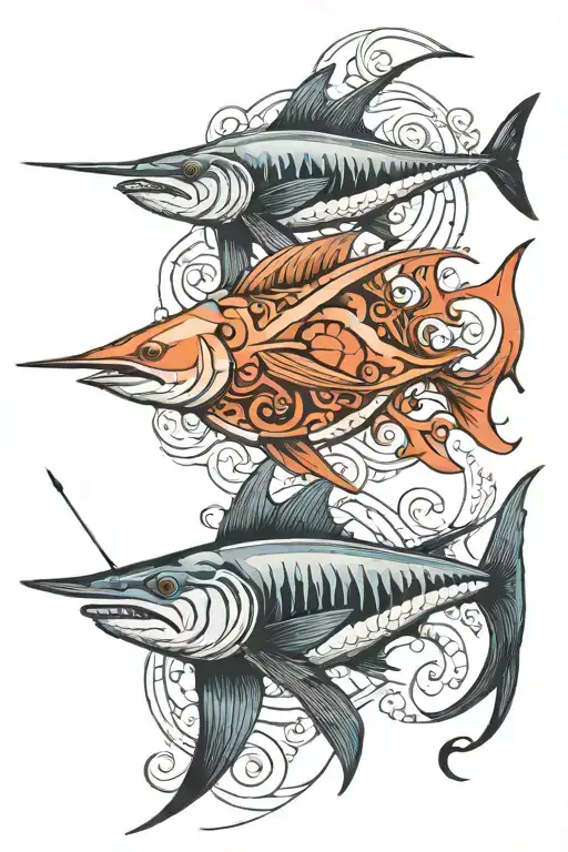 Swordfish And Shark With Meaning In Horoscope