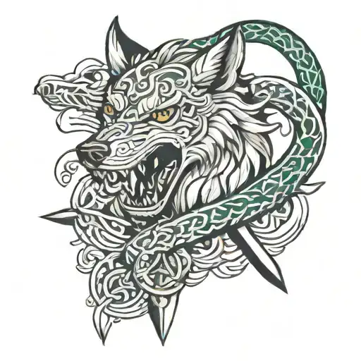 Sword Snake Wolf