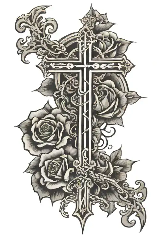 Walk By Faith Design With Humble And Some Crosses On It