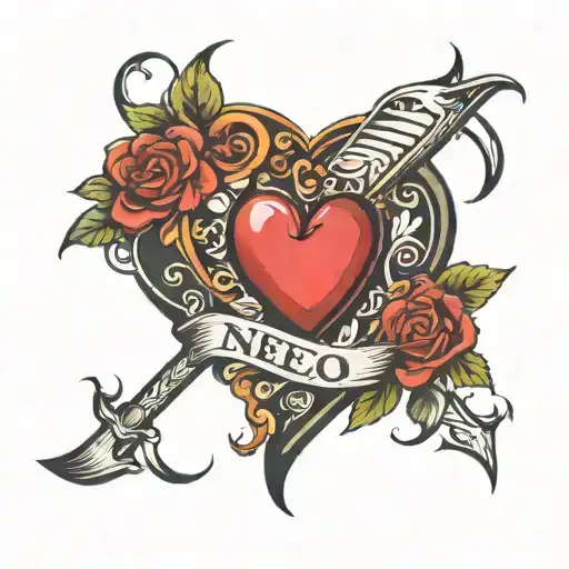 Heart Shape With The Word