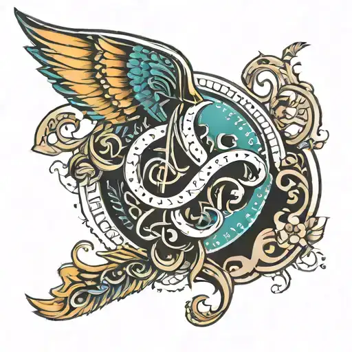 Word Pneuma With Soul Moving Upwards And Join The Universe