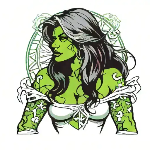 She Hulk Goth Woman