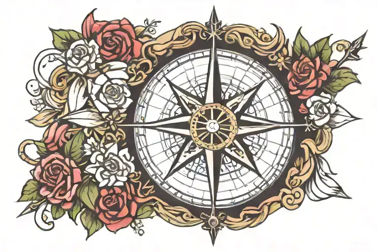 Compass Rose Intertwined