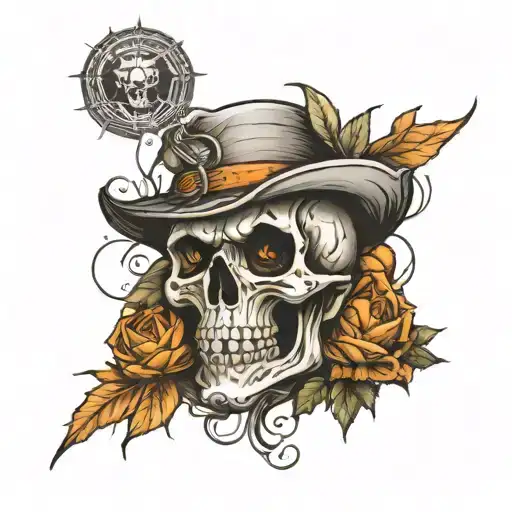 Halloween Unique Tattoo Design