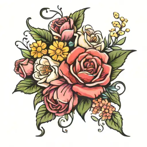 Birth Flower Bouquet