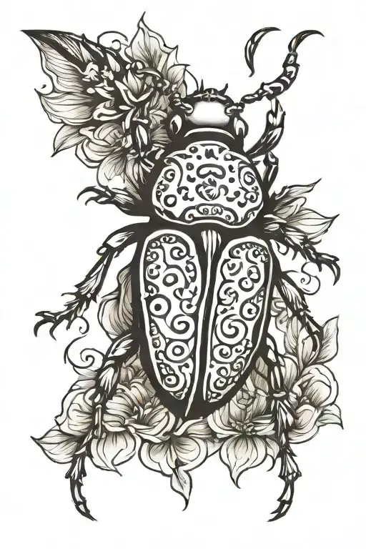 Black & White Beetle