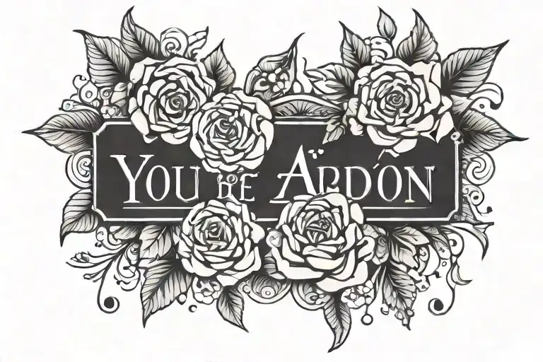 You Are Not A Burden With A Semicolon In The Background