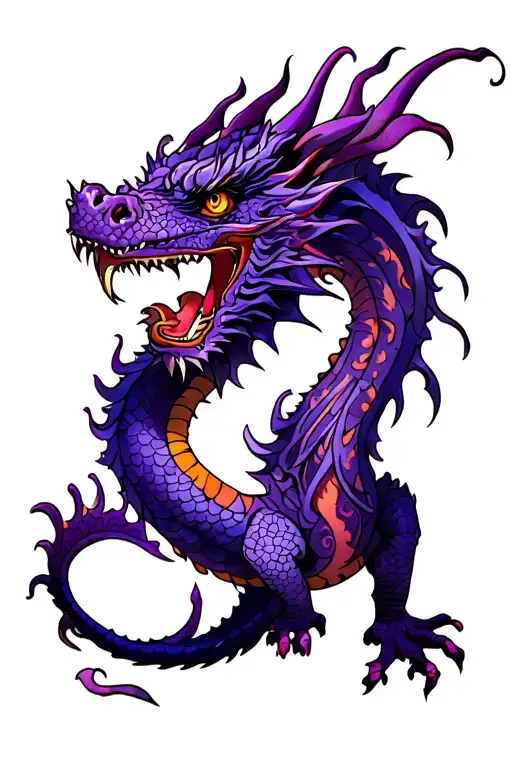 Western Purple Dragon