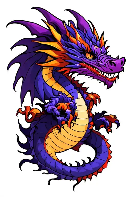 Western Purple Dragon
