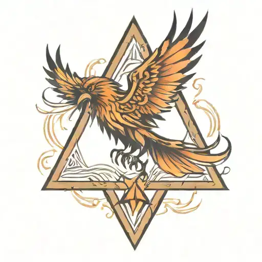 Phoenix Inside Triangle