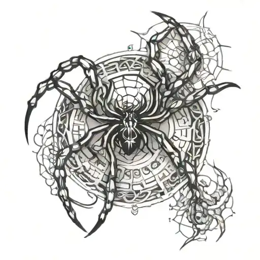 Spider Balance Mixed With Yin