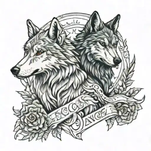 Wolf And Angel Holding