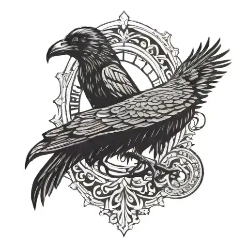 Hugin And Munin Raven Forarm Band