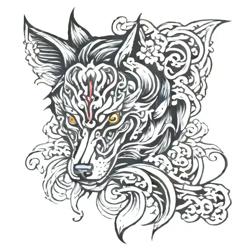 Japanese Style Wolf