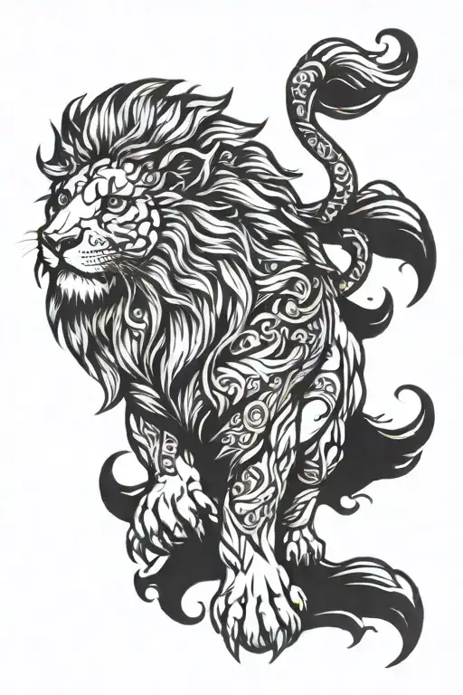 Powerful Lion