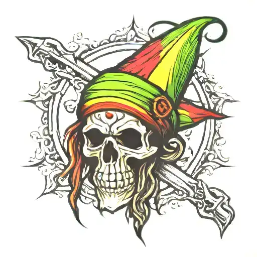 Rasta Skull