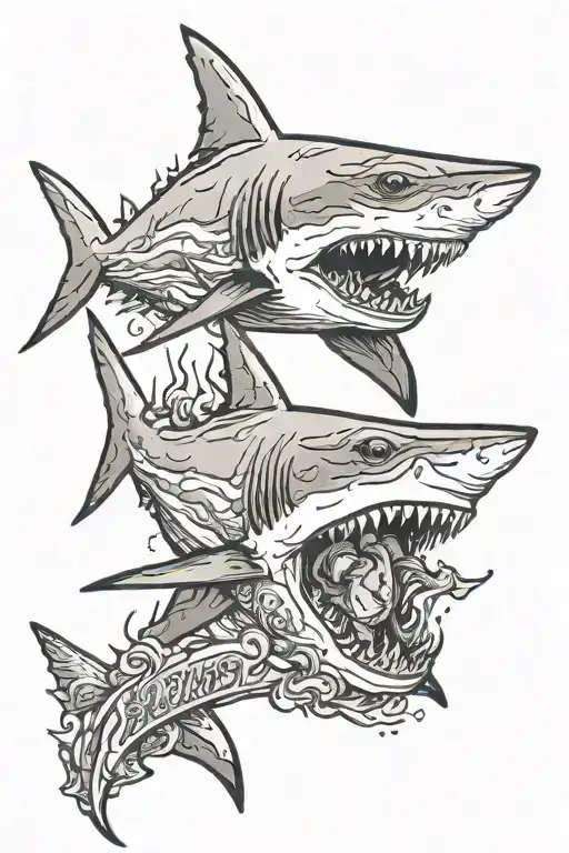 Shark Eating The Jesus