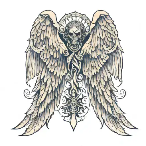 Angel Wing And Demon Wing