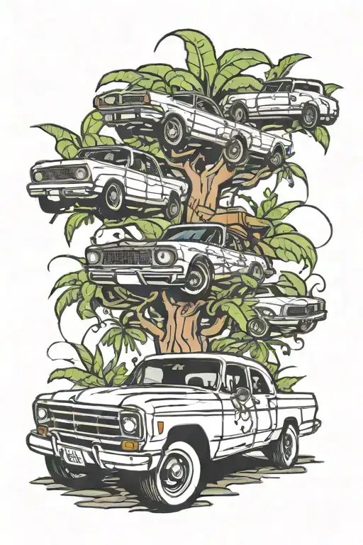 Florida Them With Donk Cars And Guy Flexing Money Tree Growing