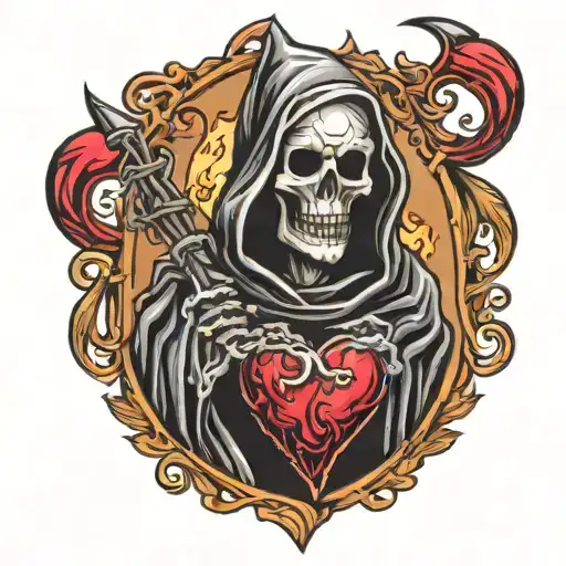 Grim Reaper Sacred Heart