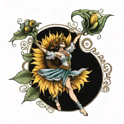 Sunflower Dancer