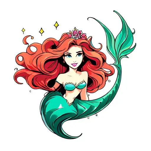 Siren Ariel Disney Princess