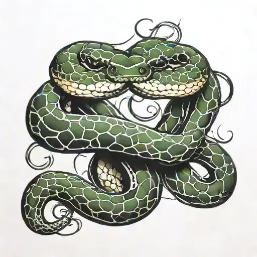 Snake Intertwined