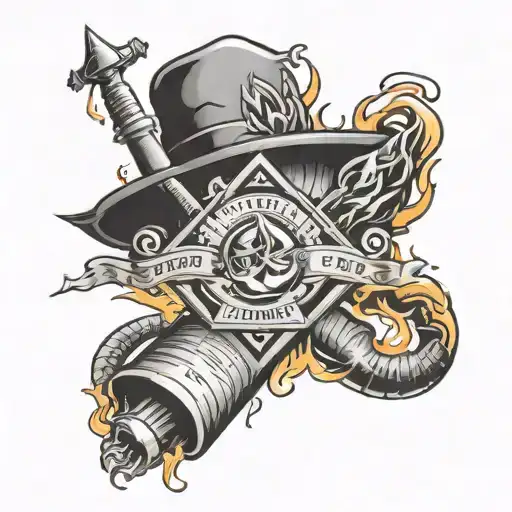 Knowledge Is Stronger Than Fire Tattoo