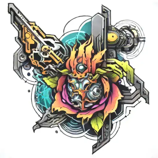 Cyberpunk Style Arm Sleeve