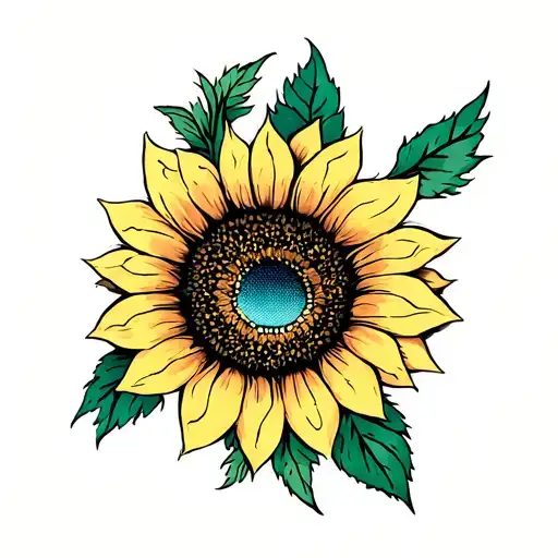 Sunflower Combined With The Brave Princess