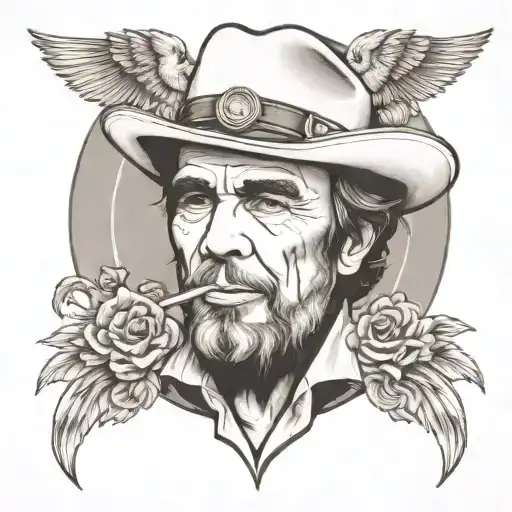 Merle Haggard Playing Guitar