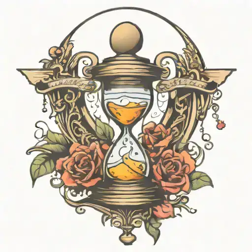 Hour Glass Jesus Water Clock