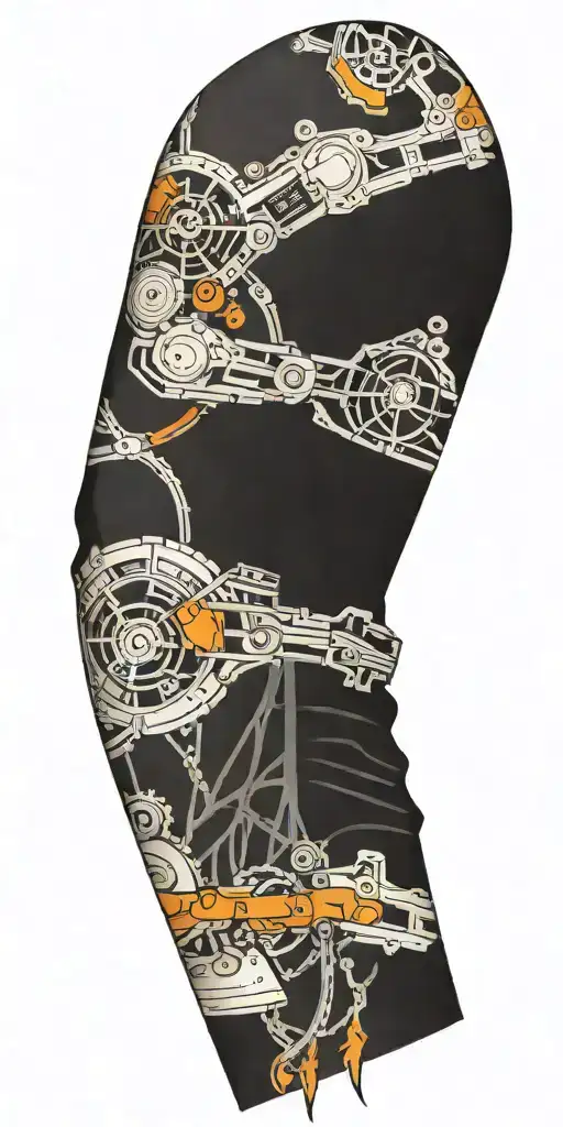 Technology Themed Sleeve
