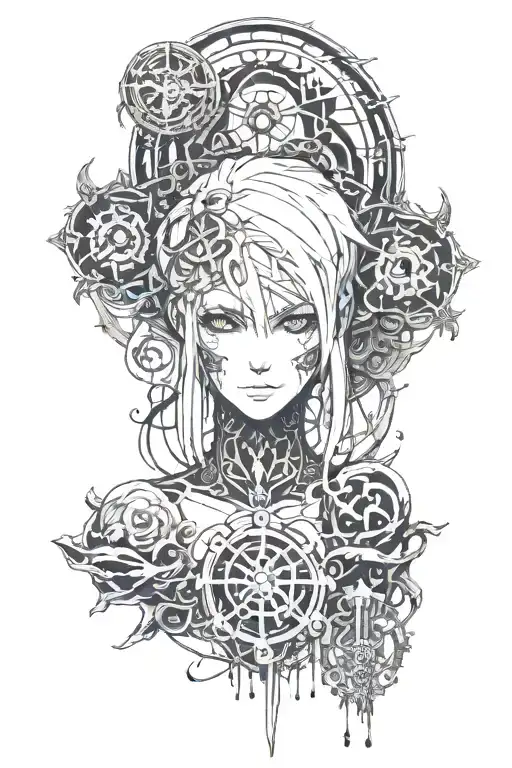Nier Replicant Black Scrawl