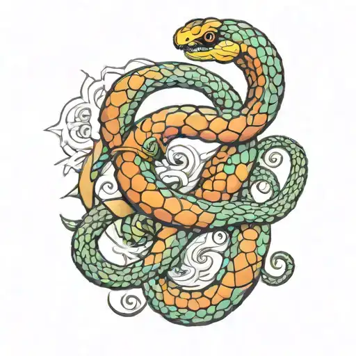 Scorpio Snake Wrapping