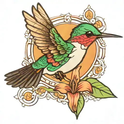 Hummingbird Hovering